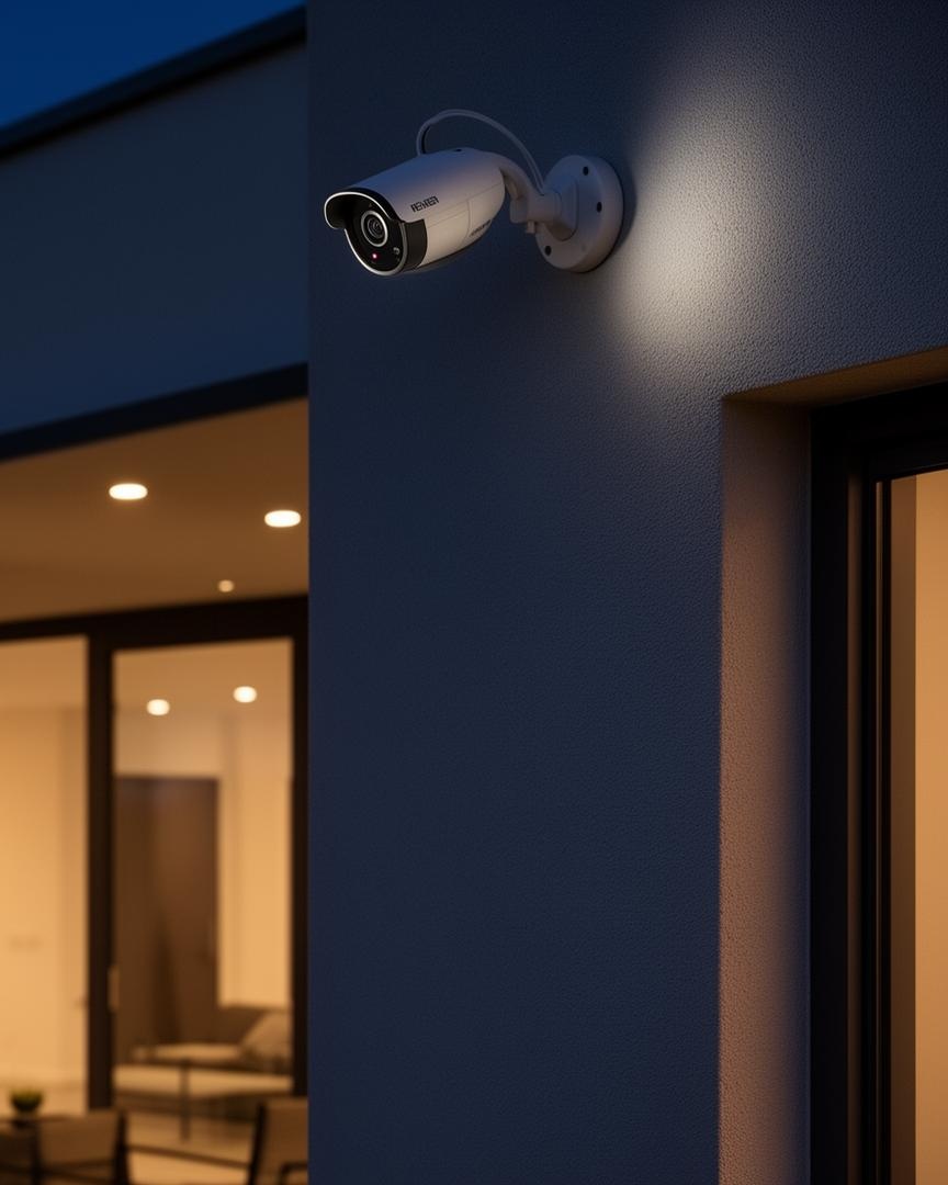DSAI Security technician installing a CCTV camera